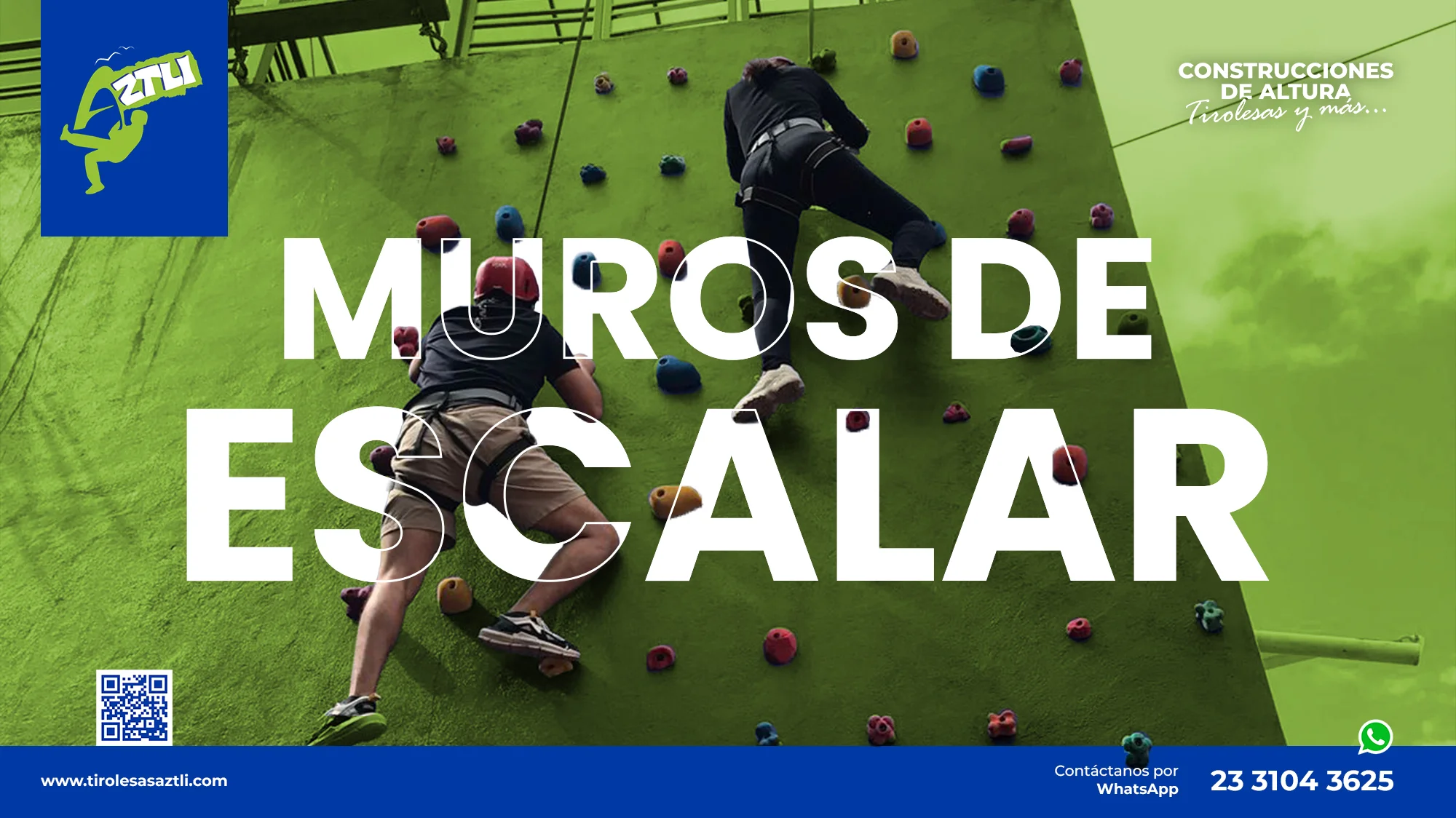 MUROS DE ESCALAR TIROLESAS AZTLI